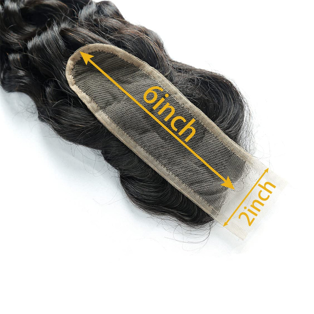 2x6 HD Lace Closure Water Wave Human Hair