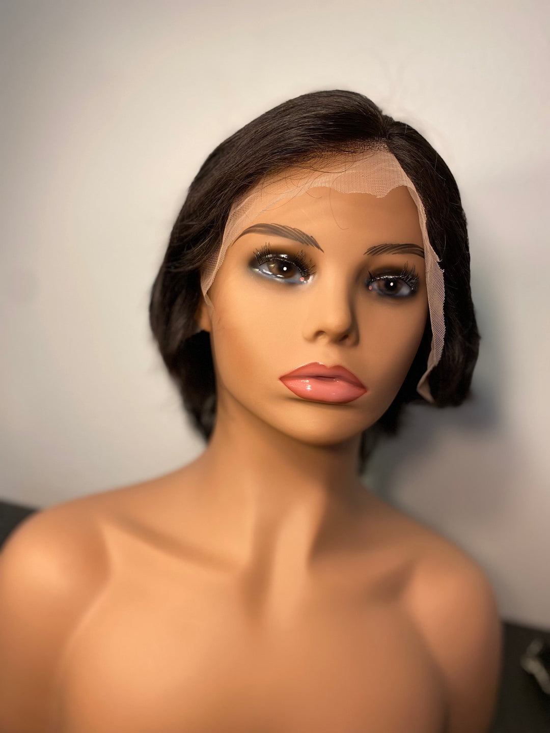 PRE-STYLED PIXIE CUT LAYERED STRAIGHT BOB 13X4 T PART LACE FRONT WIG PCST