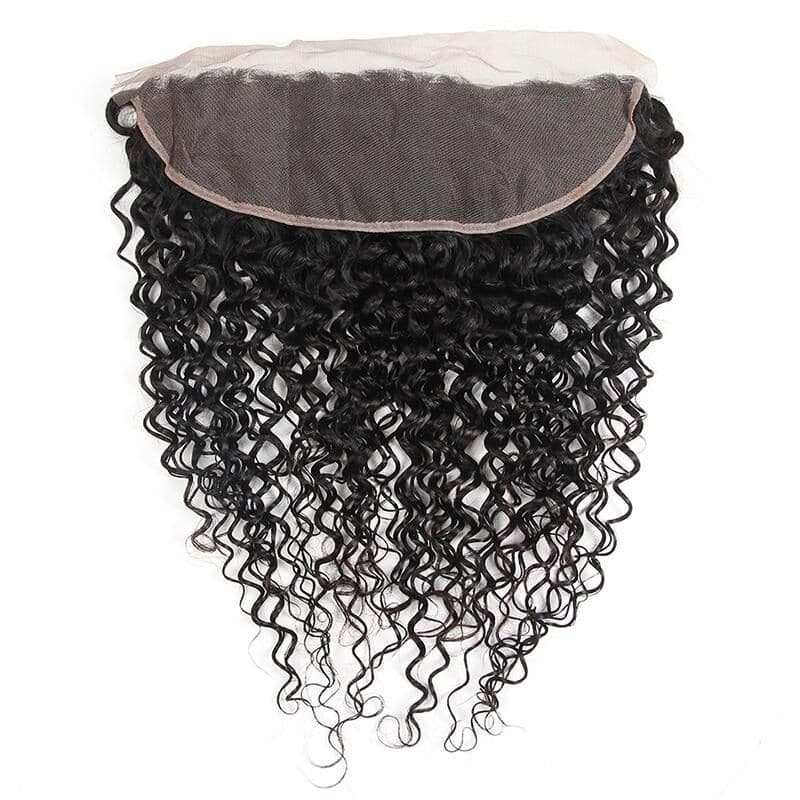 13x4 Lace Frontal Tight Water Wave Human Hair