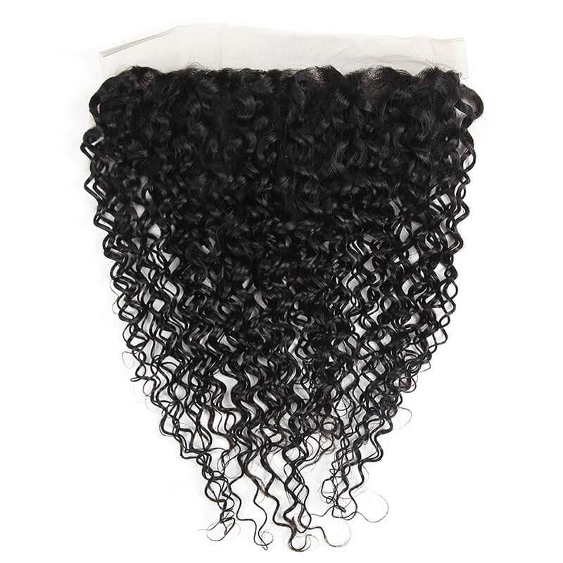 13x4 Lace Frontal Tight Water Wave Human Hair