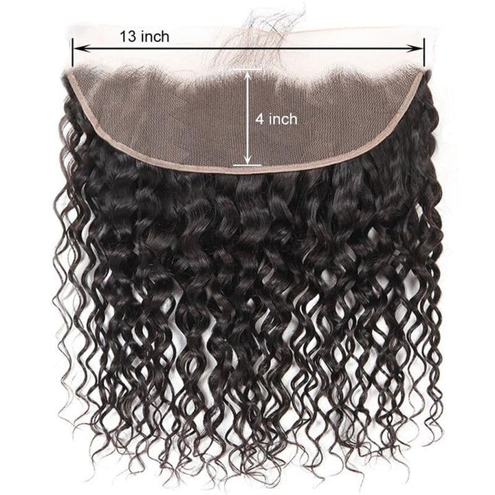 13x4 Lace Frontal Water Wave Human Hair