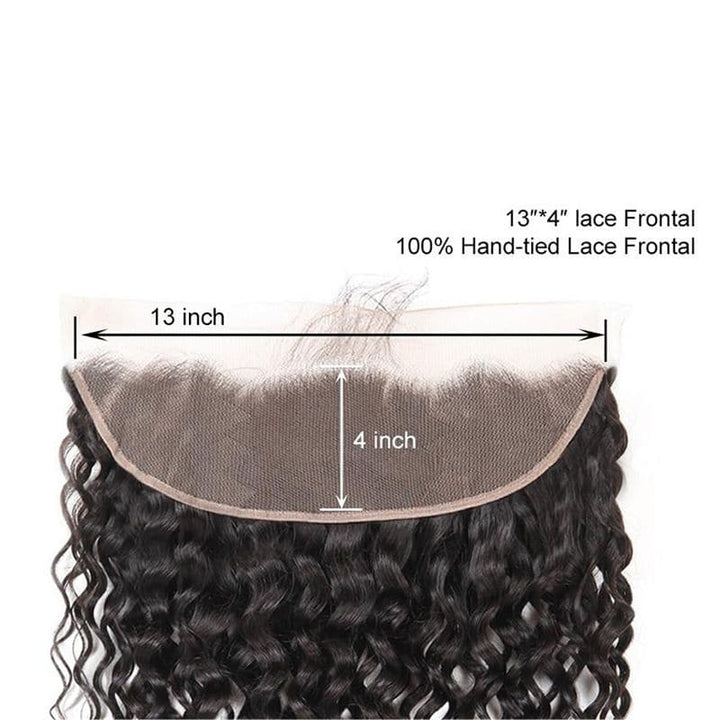 13x4 Lace Frontal Water Wave Human Hair