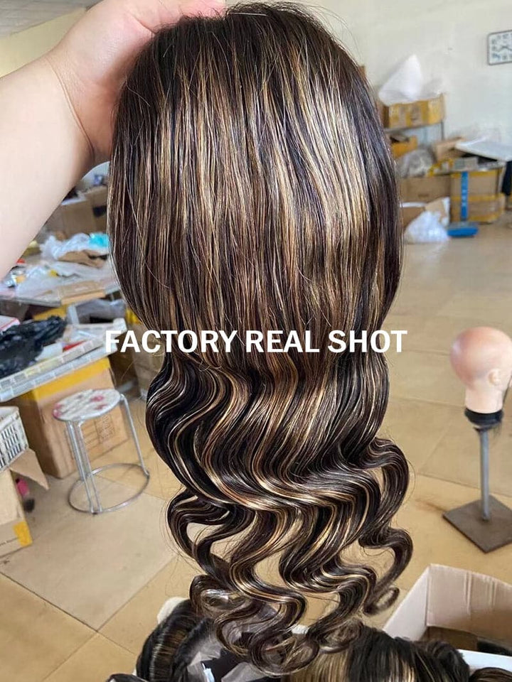 Highlight #4/27 Colored Body Wave Lace Front Wig BWLC