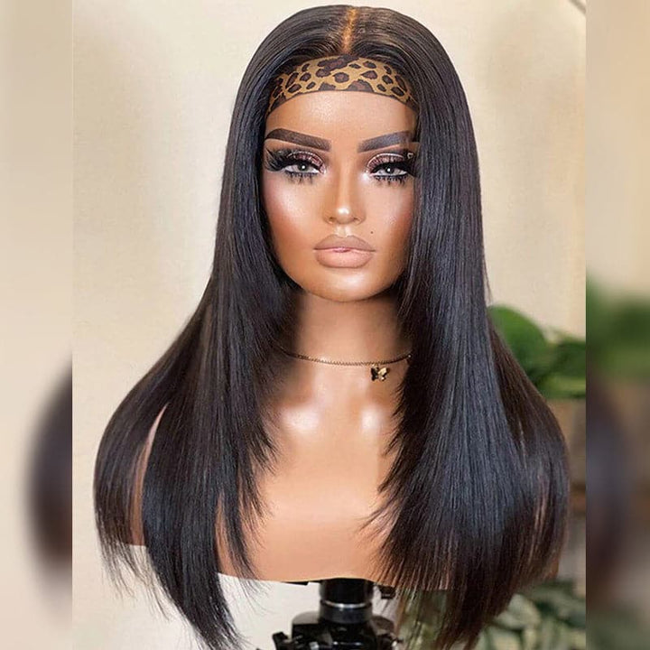 Lace Headband Wig Layered Straight LHLST-4