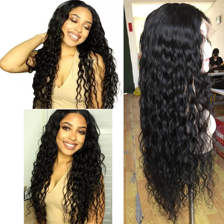 200%-300% Density 26-30 Inches Loose Curly 13x4 Lace Front Wig LTBBL-1