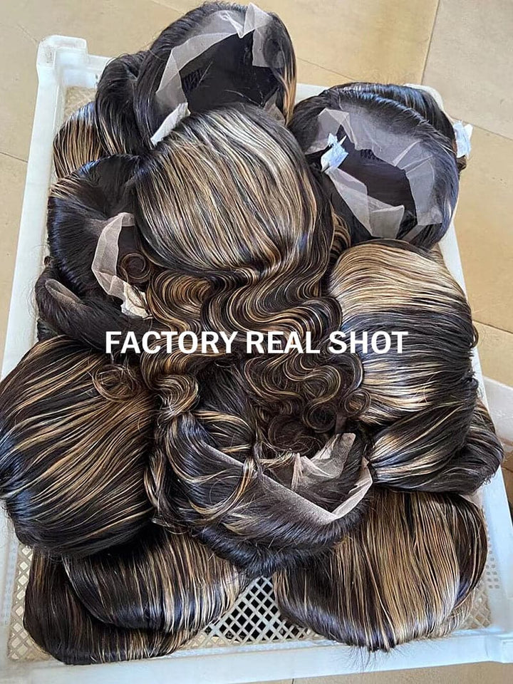 Highlight #4/27 Colored Body Wave Lace Front Wig BWLC
