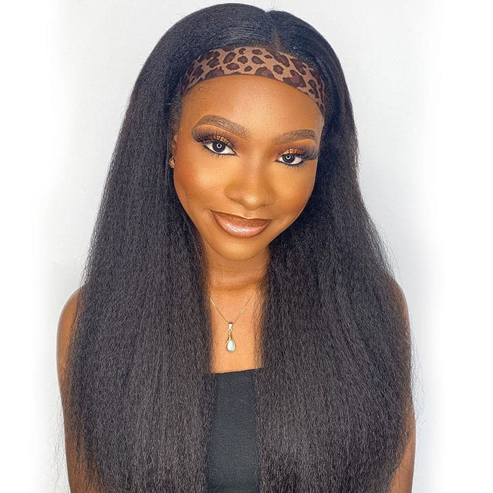 Lace Headband Wig Kinky Straight LHKS-6