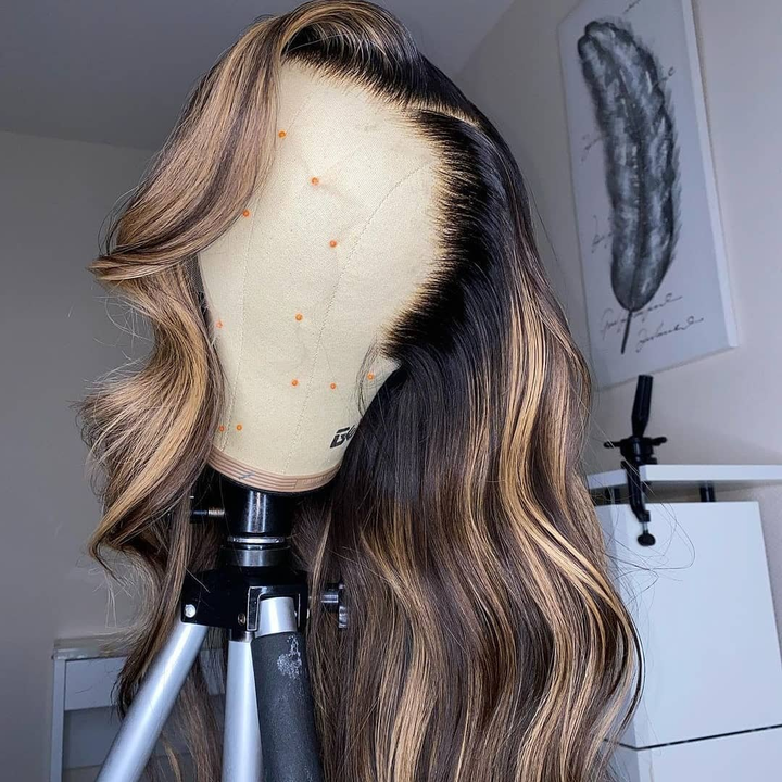 Highlight #4/27 Colored Body Wave Lace Front Wig BWLC