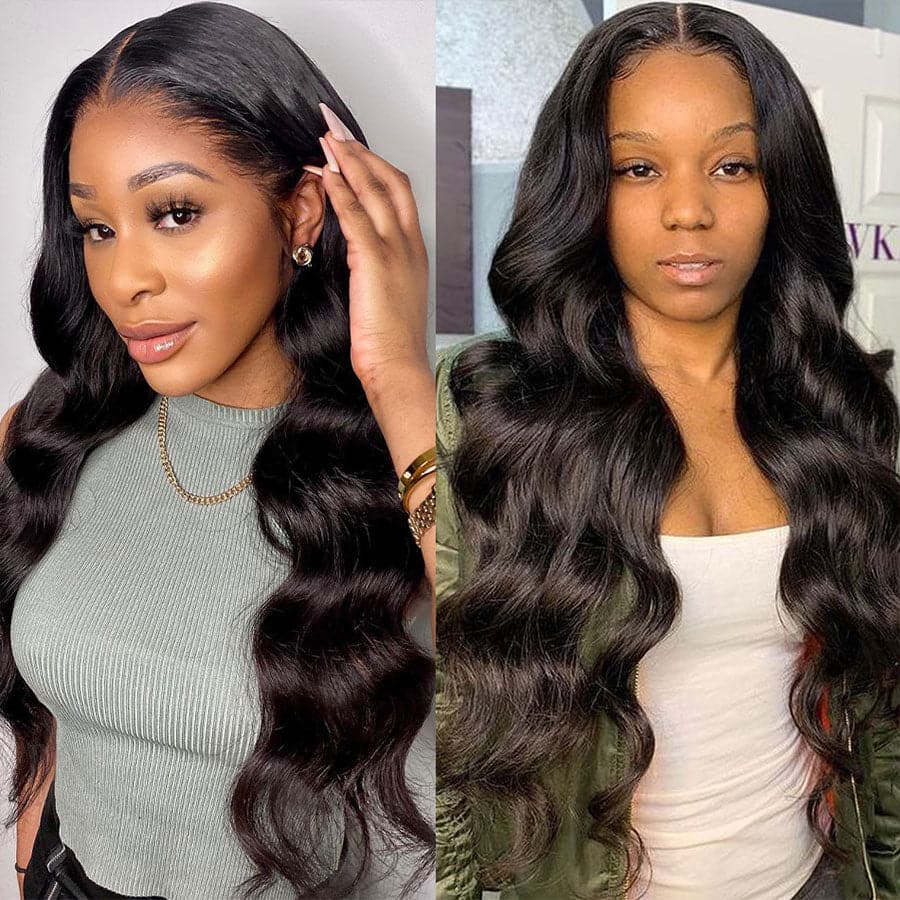 Transparent Lace Deep Body Wave 13x4 Lace Front Wig BBG-1