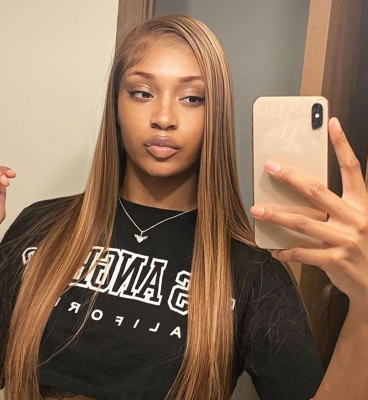 Highlights #4/27 Straight 13x4 Lace Front Wig  ST427