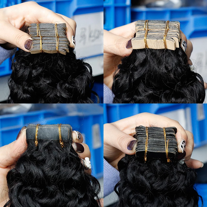 Tape in hair extension for salon-quality hair extensions