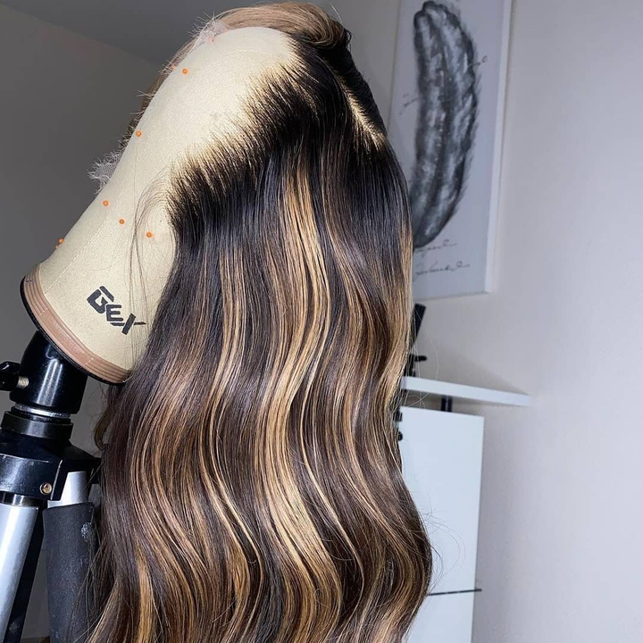 Highlight #4/27 Colored Body Wave Lace Front Wig BWLC