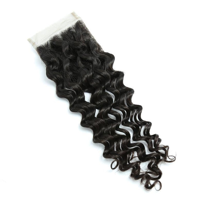 4x4 Lace Closure Loose Curly Human Hair