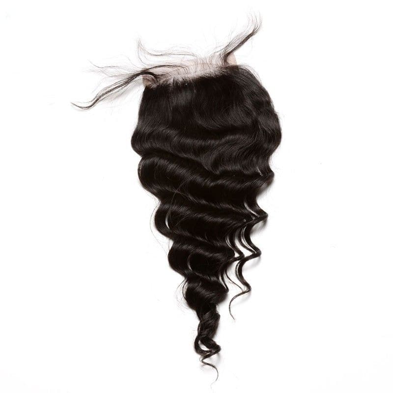 4x4 Lace Closure Loose Wave Human Hair