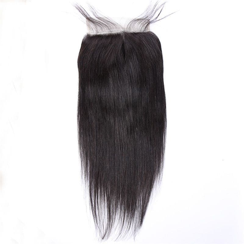 4x4 Lace Closure Silky Straight Human Hair