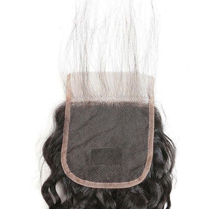 4x4 Lace Closure Water Wave Human Hair