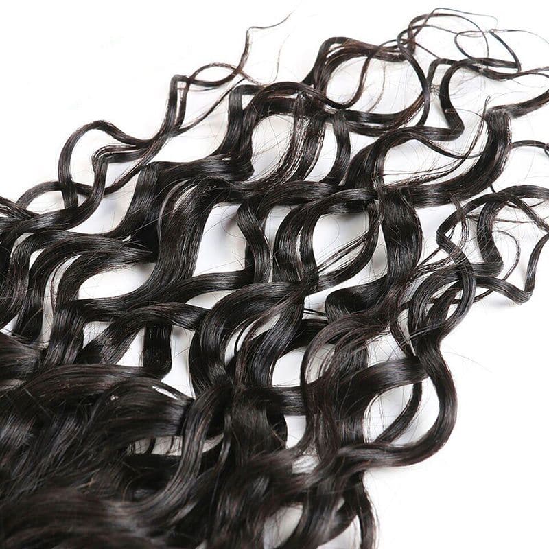 4x4 Lace Closure Water Wave Human Hair