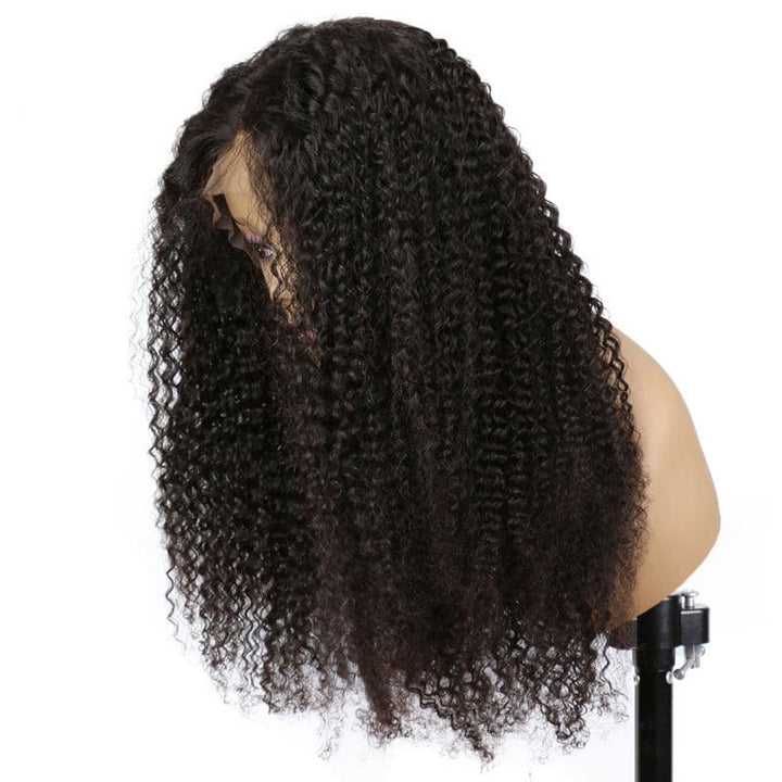 Transparent Lace Kinky Curly 13x4 Lace Front Wig BBK-1