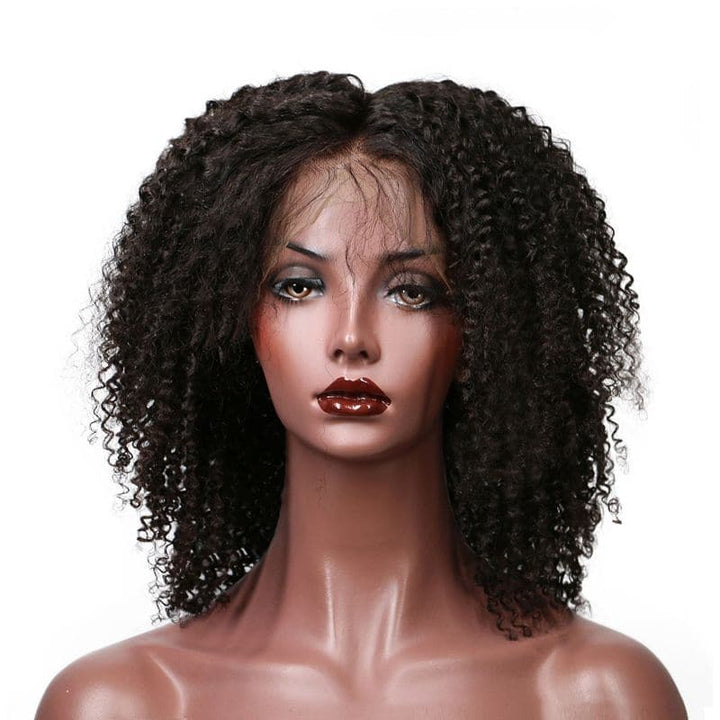 Transparent Lace Kinky Curly 13x4 Lace Front Wig BBK-1