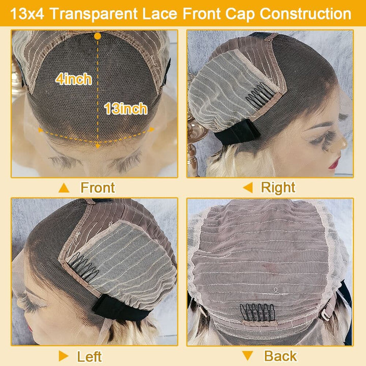 Transparent Lace Loose Wave 13x4 Lace Front Wig PBF-4