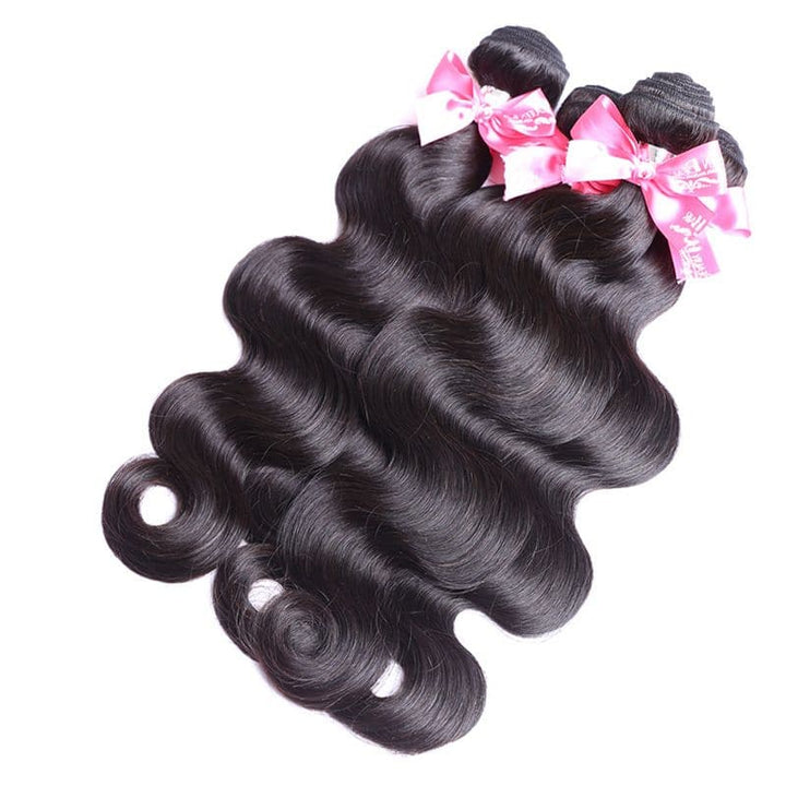 Bundles With 13x4 Lace Frontal Body Wave Human Hair