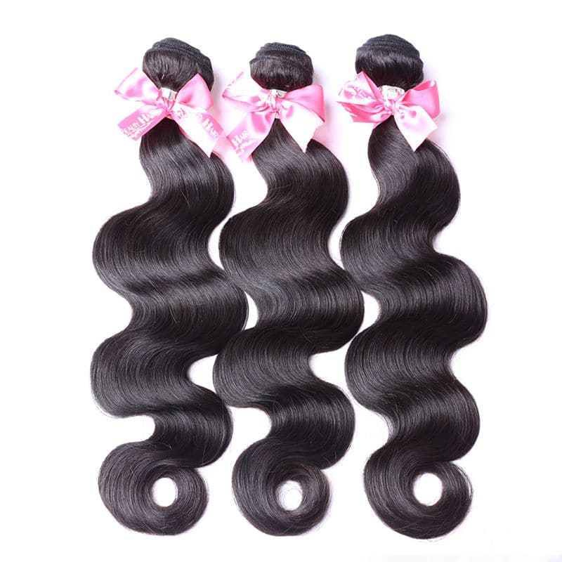 Bundles With 13x4 Lace Frontal Body Wave Human Hair