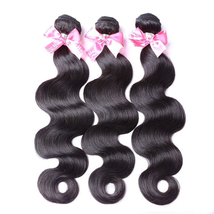 Bundles With 13x4 Lace Frontal Body Wave Human Hair