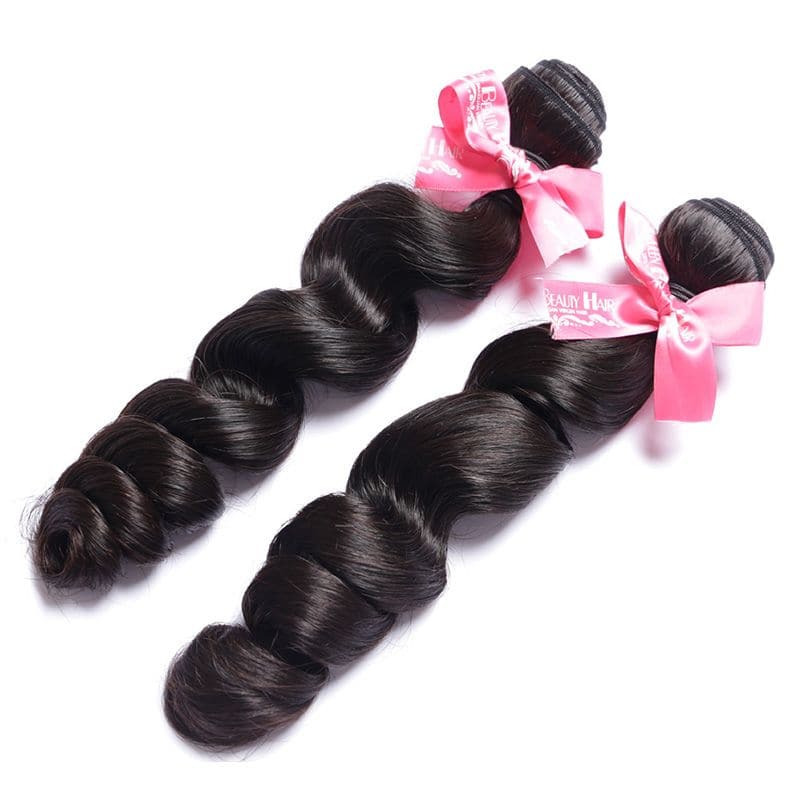 Bundles With 4x4 & 5x5 Lace Closure Loose Wave Human Hair