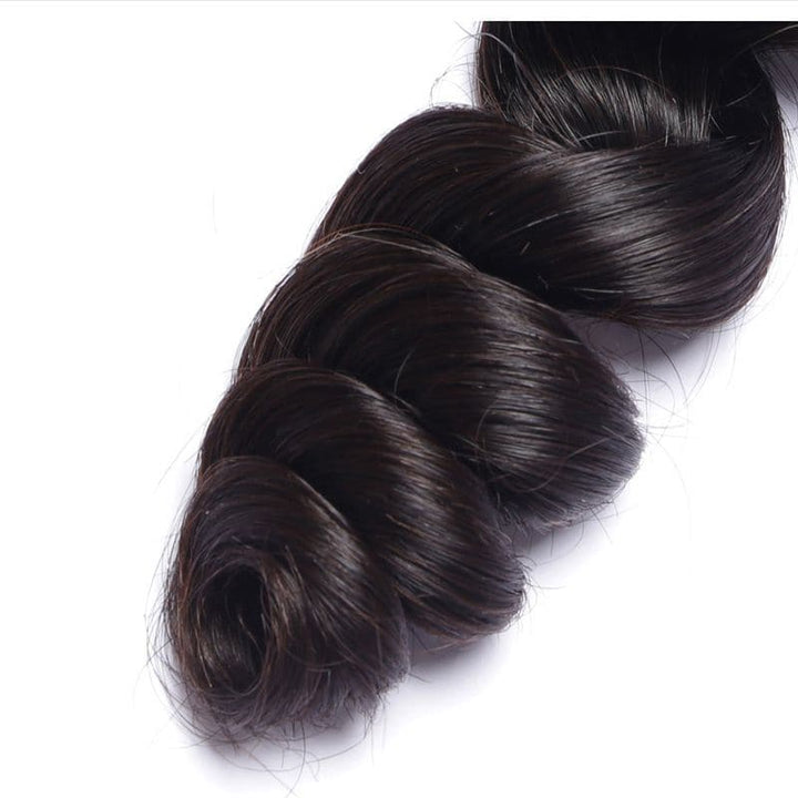 Bundles With 4x4 & 5x5 Lace Closure Loose Wave Human Hair