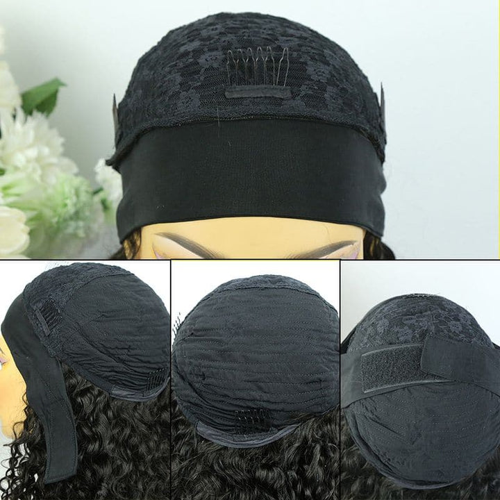 headbnad wig cap construction