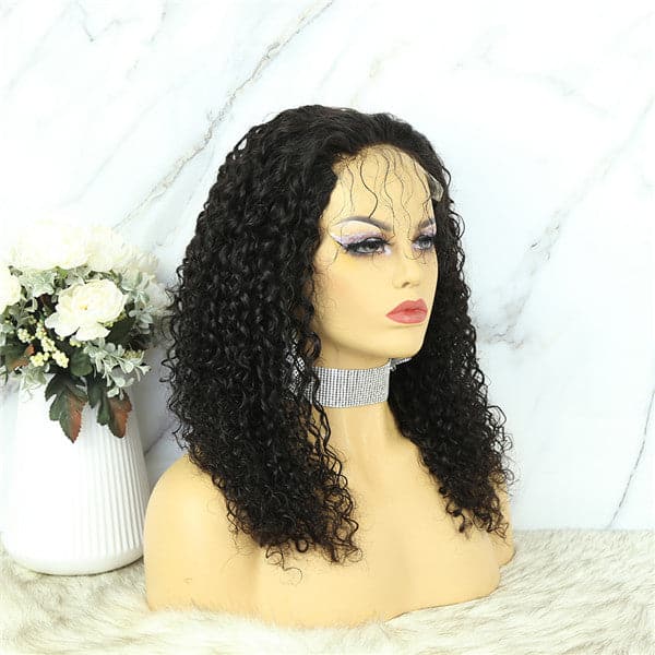 5x5 HD Lace Closure Wig Deep Curly Human Hair BBDC55