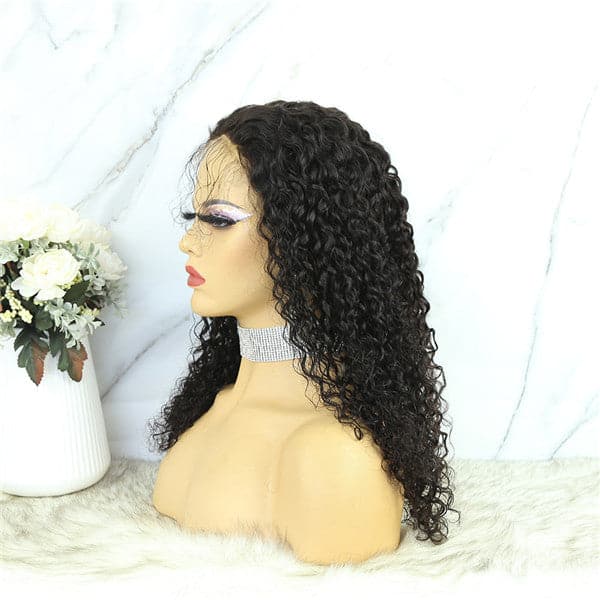 5x5 HD Lace Closure Wig Deep Curly Human Hair BBDC55