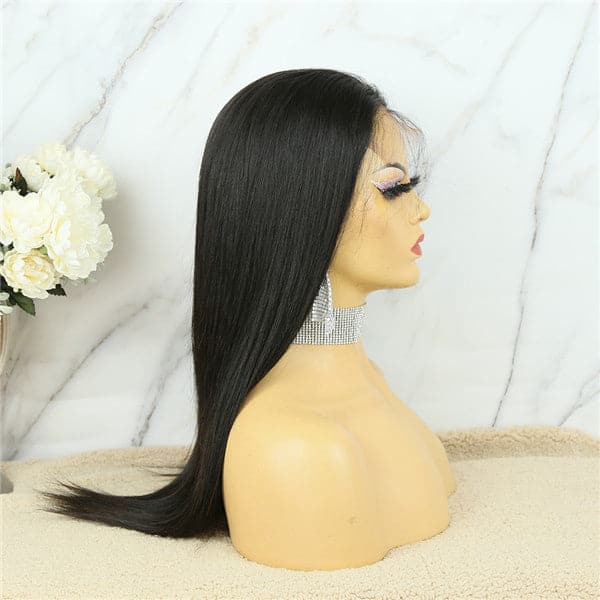 5x5 HD Lace Closure Wig Silky Straight Human Hair BST55