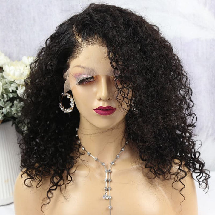 New Pre Plucked Wand Curly 360 HD Lace Frontal  Wig  WDC360