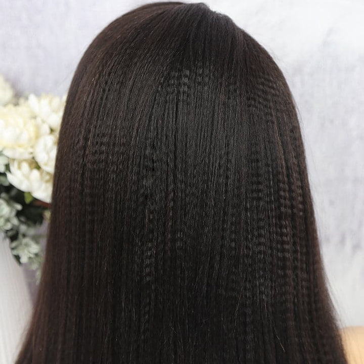 NEW PRE PLUCKED YAKI STRAIGHT 360 HD LACE FRONTAL WIG  YST360