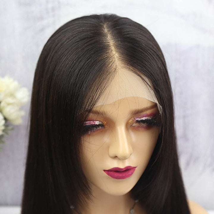 NEW PRE-STYLED LAYERED STRAIGHT 360 HD LACE FRONTAL WIG  LST360