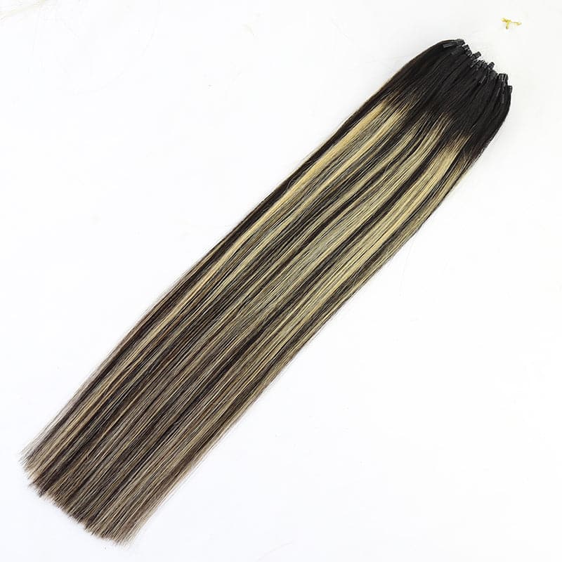 Micro Loop Mixed #27 Silk Straight Human Hair