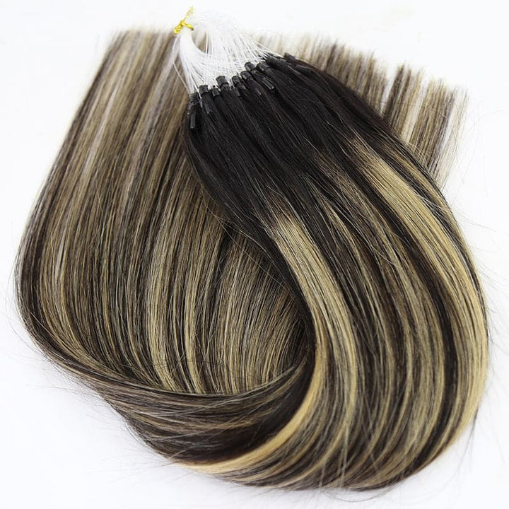 Micro Loop Mixed #27 Silk Straight Human Hair