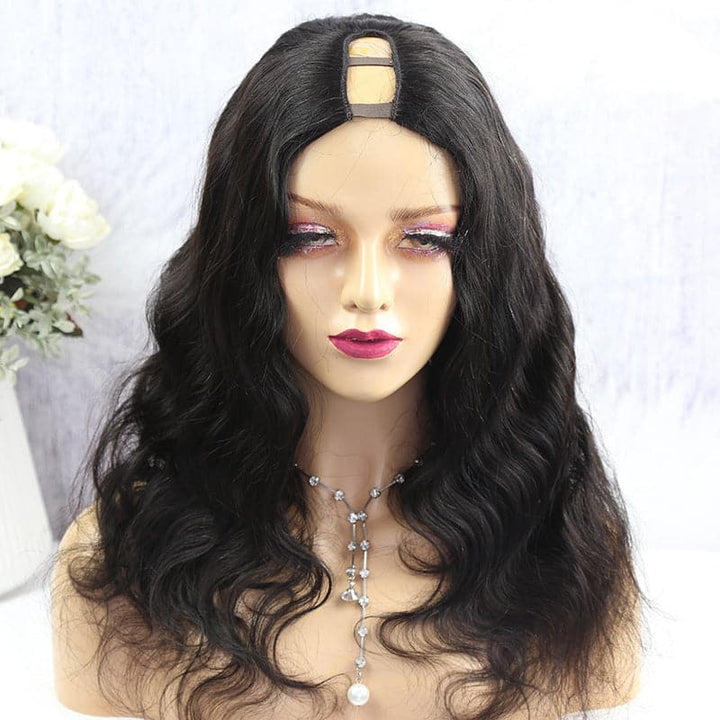 U Part Wig Body Wave Human Hair UBW-1