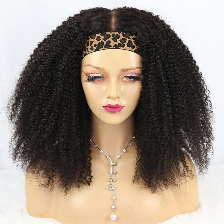 Lace Headband Wig 3B/3C Kinky Curly LHKC-7