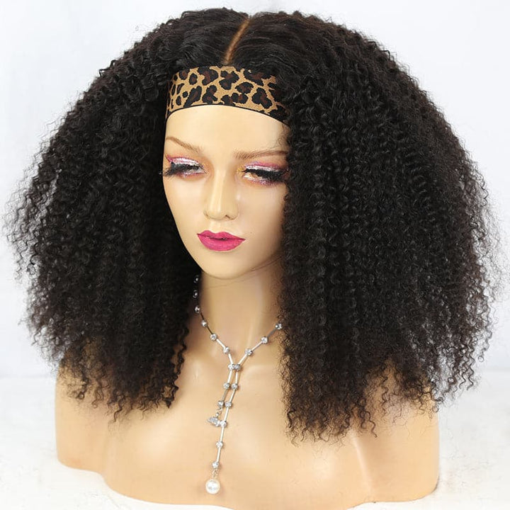 Lace Headband Wig 3B/3C Kinky Curly LHKC-7