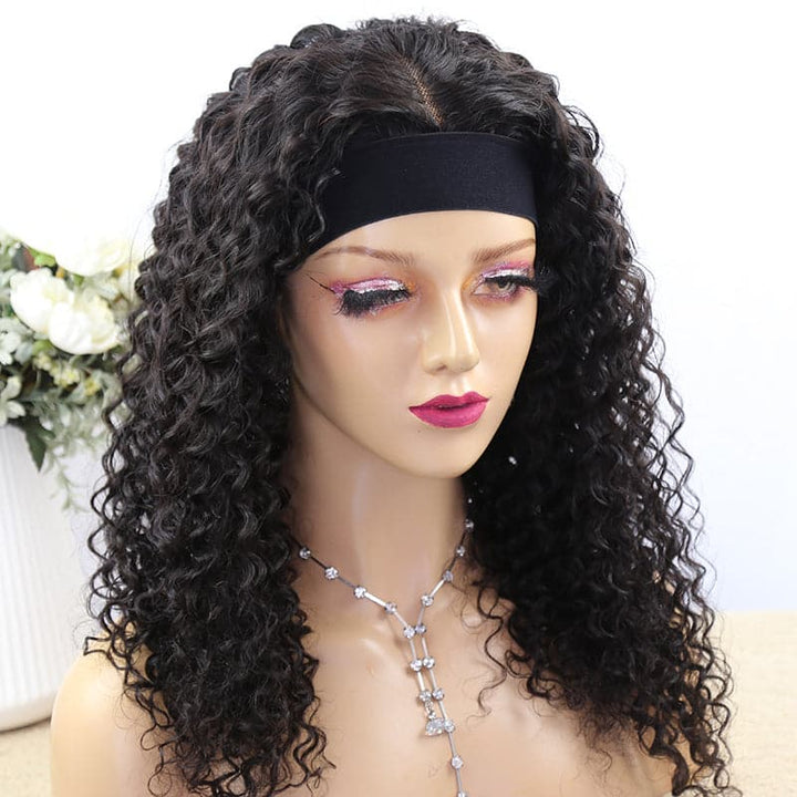 Lace Headband Wig Deep Curly LHDC-9