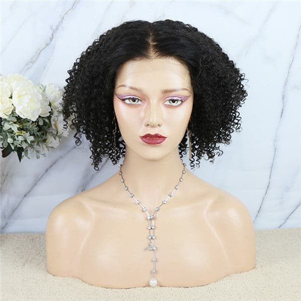 5x5 HD Lace Closure Wig Jerry Curly BOB Human Hair BJCY255