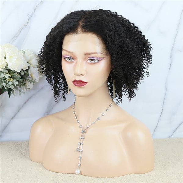 5x5 HD Lace Closure Wig Jerry Curly BOB Human Hair BJCY255
