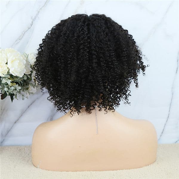 5x5 HD Lace Closure Wig Jerry Curly BOB Human Hair BJCY255