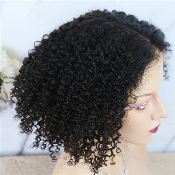 5x5 HD Lace Closure Wig Jerry Curly BOB Human Hair BJCY255
