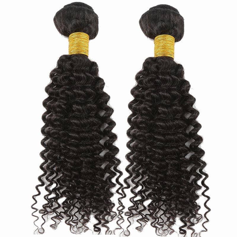 Microlink Beads Weft Jerry Curly Human Hair Extensions