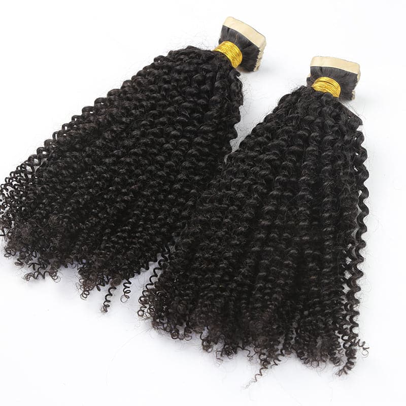kinky curly tape in hair extensions