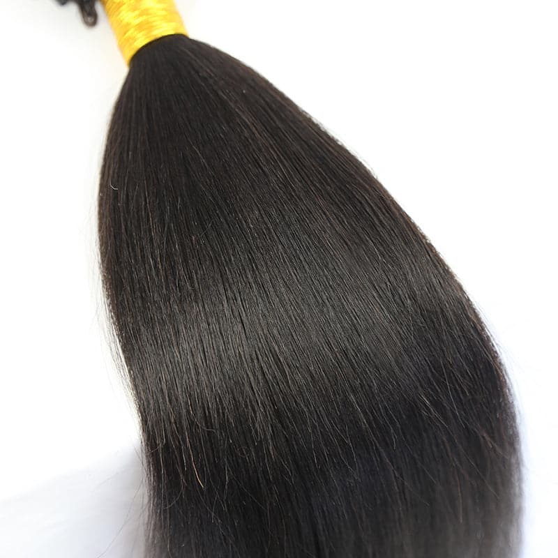 straight micro loop hair extensions