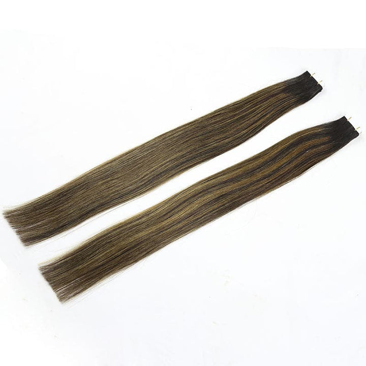 Tape in hair extension for hair thinning